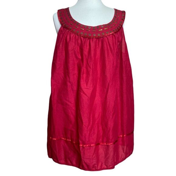 Lane Bryant Solid Red Tank Size 18/20 - Picture 1 of 6